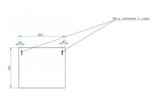 Зеркало Эстет Vegas ФР-00003499 50см